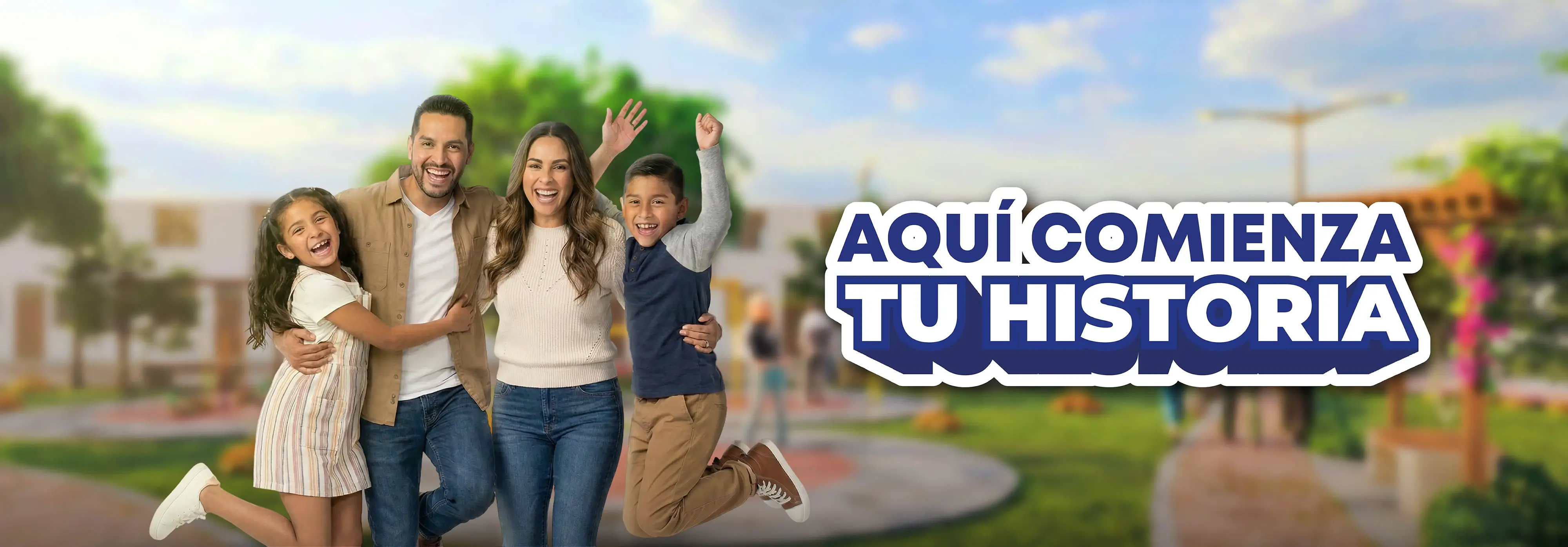 familia feliz en Las Palmas del Norte